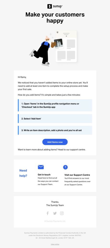 onboarding email