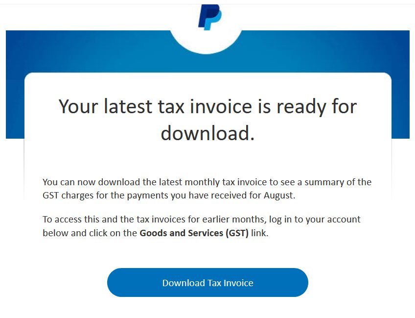 tax report paypal