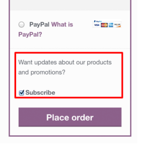 WooCommerce Checkout Subscribe
