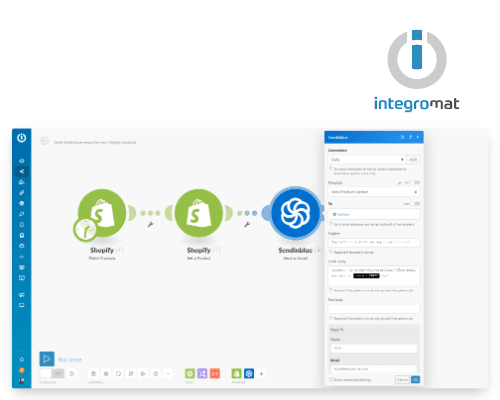 Integromat integration with Sendinblue