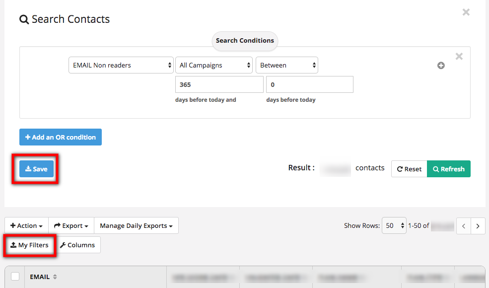 clean out inactive contacts for better deliverability